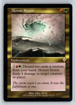 Meteor Storm Invasion Rare – MTG Magic the Gathering Card - Image 1
