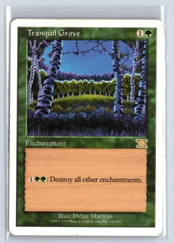 Tranquil Grove Sixth Edition Rare – MTG Magic the Gathering Card - Image 1