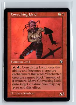 (5X) Convulsing Licid Stronghold Uncommon – MTG Magic the Gathering Card - Image 1