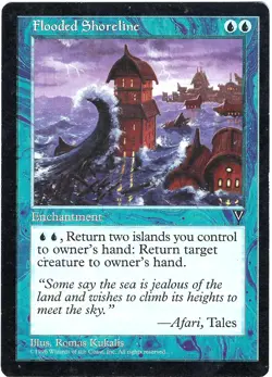 (2X) Flooded Shoreline Visions Rare – MTG Magic the Gathering Card - Image 2