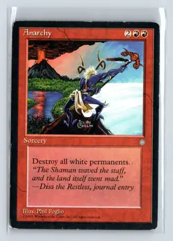 ANARCHY – MTG Magic the Gathering Card – Ice Age – Uncommon - Image 1