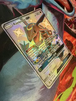 Pokemon - TCG - Rayquaza GX #177a/168 Celestial Storm - Full Art Shiny Rare NM - Image 1