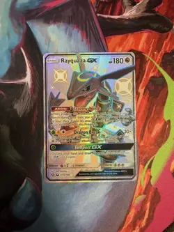 Pokemon - TCG - Rayquaza GX #177a/168 Celestial Storm - Full Art Shiny Rare NM - Image 2