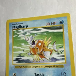 Pokemon Magikarp Base Set Shadowless EN Regular 30 HP Common Card 35/102 - Image 2