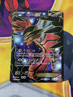 Yveltal EX (Full Art) 144/146 XY Base Set Pokemon English NM - Image 1
