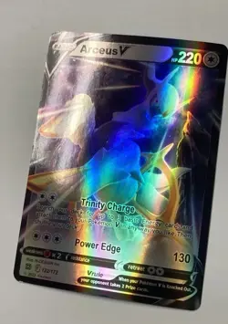 Pokemon Arceus V Brilliant Stars 122/172 Holo Ultra Rare Freshly Pulled See Pics - Image 3