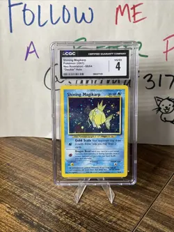 ✨Pokemon Shining Magikarp Neo Revelation #66 DOUBLE HOLO DOUBLE SWIRL SWIRL ✨ - Image 2