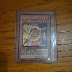 Yu-Gi-Oh! Gladiator Beast Laquari LCGX-EN023 Secret Rare Unlimited Near Mint - Image 1