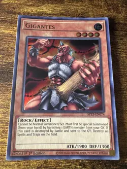 1x (NM) Gigantes - GFTP-EN074 - Ultra Rare - 1st Edition YuGiOh - Image 1