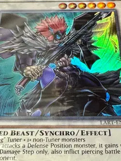 Yu-Gi-Oh Blackwing Armed Wing- LART-EN078 Sealed Ultra Rare Lost Art Promo. Gem - Image 2