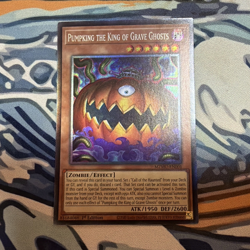 Yugioh Pumpking the King of Grave Ghosts Collectors Rare MZMU-EN001 Near Mint - Image 1