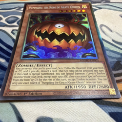 Yugioh Pumpking the King of Grave Ghosts Collectors Rare MZMU-EN001 Near Mint - Image 2