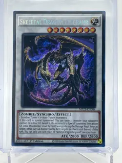 Skeletal Dragon Felgrand 1st Edition Prismatic Secret Rare MP23-EN084 Yugioh - Image 1