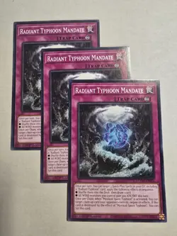 3x Radiant Typhoon Mandate 1st Edition Common DOOD-EN076 Yu-Gi-Oh! - Image 1
