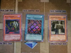 YUGIOH WALL SHADOW + LABYRINTH WALL SRL COMMON + MAGICAL LABYRINTH UNLIMITED VLP - Image 1