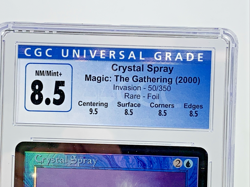 CGC 8.5 – CRYSTAL SPRAY Foil – Invasion – MTG Magic the Gathering Card - Image 2