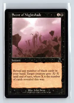(2x) SCENT OF NIGHTSHADE – MTG Magic the Gathering Card – Urza's Destiny - Image 1