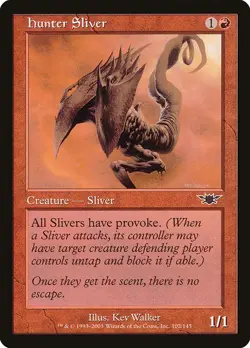 (3x) HUNTER SLIVER - Legions – MTG Magic the Gathering Card - Common - Image 1