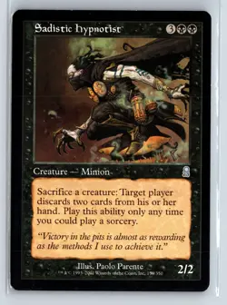(2x) SADISTIC HYPNOTIST - Odyssey – MTG Magic the Gathering Card - Uncommon - Image 1