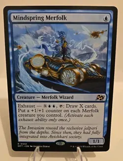 Mindspring Merfolk MTG Aetherdrift Regular - Image 1
