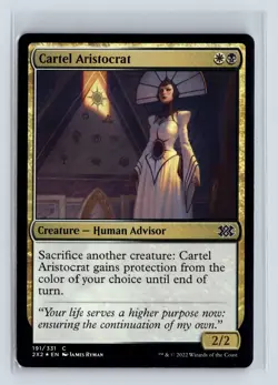 Foil CARTEL ARISTOCRAT – MTG Magic the Gathering Card – Double Masters 2022 - Image 1