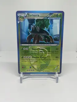 Pokemon TCG Torterra 3/135 Pokemon Plasma Storm Reverse Holo - HP - Image 1