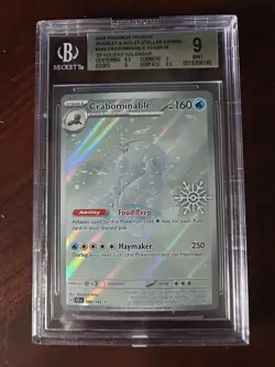 2025 POKEMON HOLIDAY CALENDAR #149 CRABOMINABLE BGS 9 #149 - Image 1