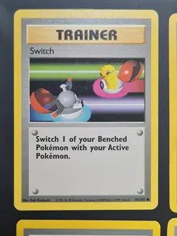 Switch 95/102 Pokedex 87/102 Maintenance 83/102 ER 92/102 - Base Set Pokemon TCG - Image 2