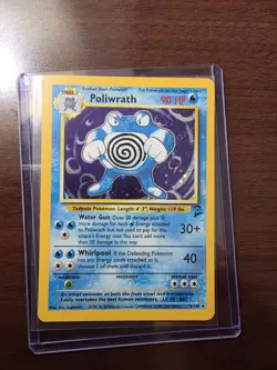 Poliwrath - Base Set 2 - 15/130 - Holo Rare Pokemon TCG Unlimited Edition LP x1 - Image 1
