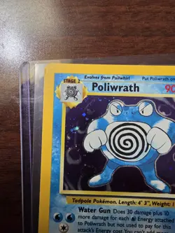 Poliwrath - Base Set 2 - 15/130 - Holo Rare Pokemon TCG Unlimited Edition LP x1 - Image 2