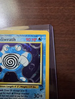 Poliwrath - Base Set 2 - 15/130 - Holo Rare Pokemon TCG Unlimited Edition LP x1 - Image 3