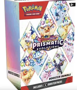 Pokemon TCG Prismatic Evolution Scarlet Violet Booster Bundle 8x Sealed IN HAND✅ - Image 1