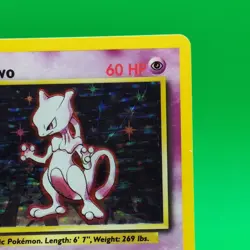 1999 Pokemon BASE SET MEWTWO RARE HOLO 10/102🔥🔥🔥 1 Owner 😳 NO GAMEPLAY! - Image 3