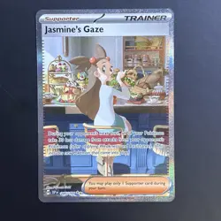 Pokemon TCG Jasmine's Gaze 245/191 Surging Sparks Special Illustration Rare Holo - Image 1