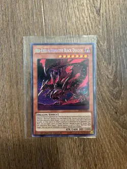 Red-Eyes Alternative Black Dragon TN19-EN005 2019 Gold Sarcophagus Tin... - Image 1
