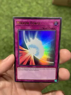 YUGIOH MIRROR FORCE LCKC-EN053 ULTRA UNLIMITED ED NM - Image 1