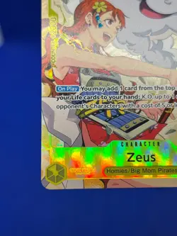One Piece A Fist of Divine Speed Zeus OP11-106 Alternate Alt Art Rare NM - Image 5