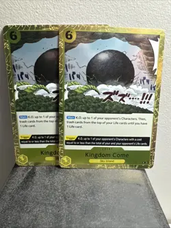 Kingdom Come EB01-059 R Foil One Piece Card Game Memorial Collection English x2 - Image 2