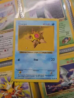 Pokemon Card - Staryu Base Set (Shadowless) 65/102 Common 1st Edition - Image 1