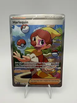 Pokemon TCG Harlequin White Flare Full Art Card 163/086 Ultra Rare - Image 1