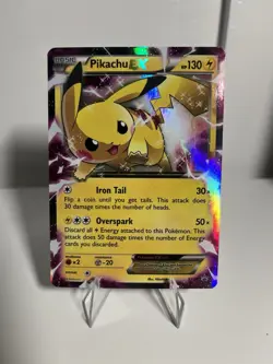 Pikachu EX XY84 Holo Pika-Pika Promo Card Pokemon TCG Near Mint - Image 1