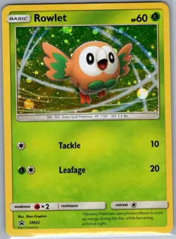 Rowlet SM22 Holo SM Promos - Pokemon Card - NM - Image 1
