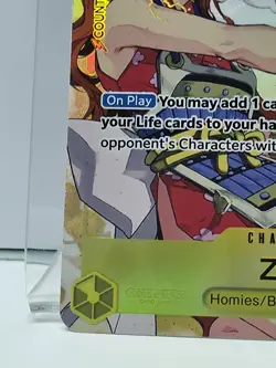 One Piece TCG Zeus Alt Art R Card OP11-106 a Fist of Divine Speed - Image 3