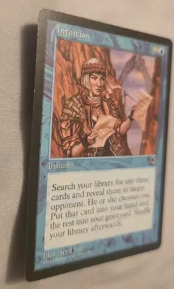 x1x Intuition - Tempest - Moderate Play - MTG - Image 3