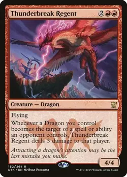 Magic The Gathering MTG THUNDERBREAK REGENT Dragons of Tarkir NM Near Mint - Image 1