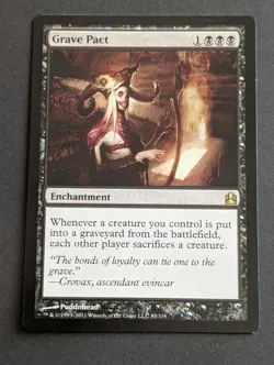 Grave Pact Commander Magic the Gathering MtG (Zombie) - Image 1