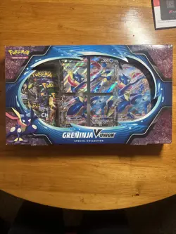 Pokemon TCG: 2021 Greninja V-Union Special Collection Box New Sealed W/Evolving - Image 1