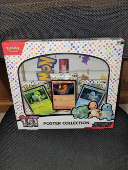 Nintendo Pokemon TCG Scarlet & Violet - 151 Poster Collection Box - 3 Packs 820650853166 - Image 1