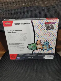 Nintendo Pokemon TCG Scarlet & Violet - 151 Poster Collection Box - 3 Packs 820650853166 - Image 2
