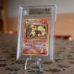 Blaine's Arcanine Gym Challenge Pokemon Holo Japanese BGS 9.5 Quad Gem Mint! - Image 4
